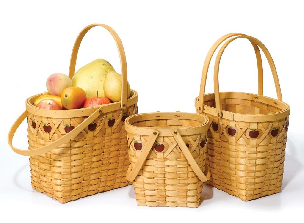 Oval Wood Basket