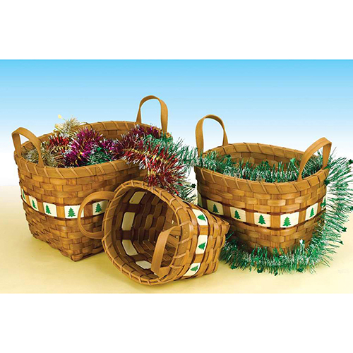 Christmas Woven Basket