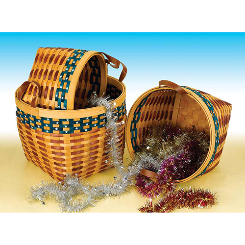 Woodchip Storage Basket s/3