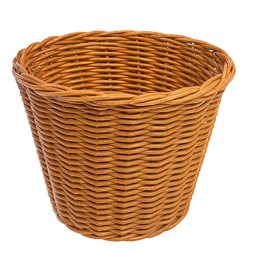 Handwoven Plastic Rattan Waste Paper Basket