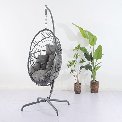 Wholesale Modern Indoor Outdoor Egg Swing Chair with Stand | Woven Hanging Chair