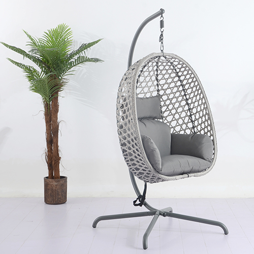 Wholesale Modern Indoor Outdoor Egg Swing Chair with Stand | Woven Hanging Chair
